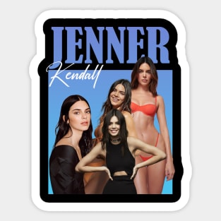 Kendall Jenner Vintage 90s Design Sticker